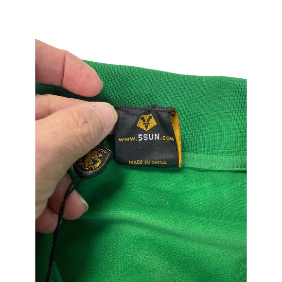 Fifth Sun Brazil mens green full zip track varsity jacket Sz XL SKU 9608 - Picture 7 of 15